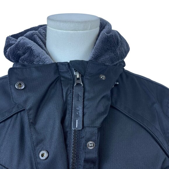 Lolë Women's Black Hooded Jacket Stylish Winter Outerwear Fully Lined Sz XXL - Picture 5 of 11